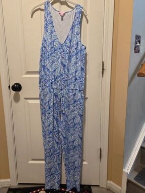 Lilly Pulitzer Paulina Jumpsuit Large Gently Used